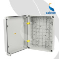 Saip/Saipwell ABS/PC Gabinete impermeable Tipo de bisagra oculta Caja de plástico de la unión eléctrica al aire libre